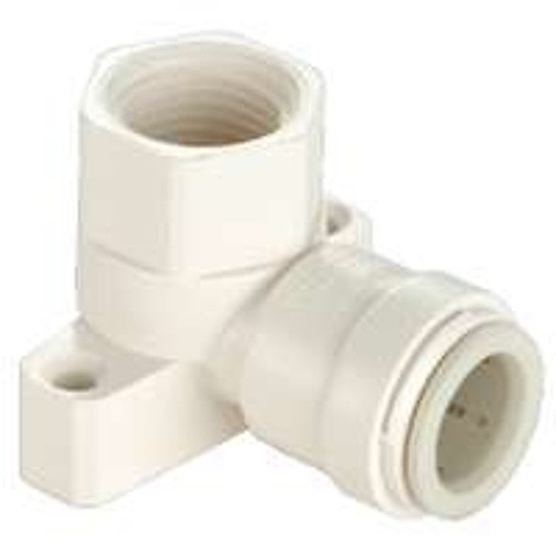 Watts 3521-1008/P-638 Tube Elbow, 1/2 in, 90 deg Angle, Plastic, Off-White, 100 psi