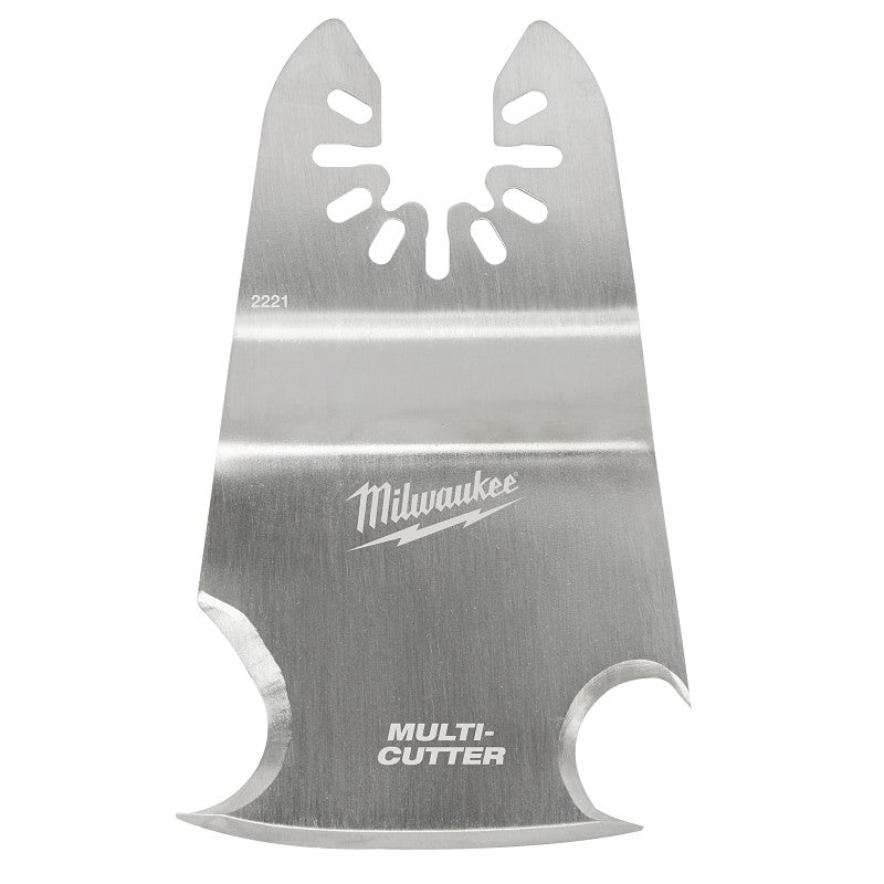 Milwaukee 49-25-2221 3-in-1 Multi-Cutter Scraper Blade, 2 in, 1-5/8 in D Cutting, Stainless Steel