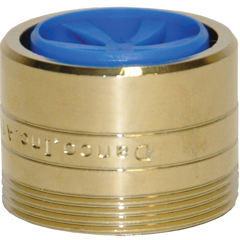 Danco 10478 Faucet Aerator, 15/16-27 x 55/64-27 Male x Female Thread, Brass, Polished Brass, 1.5 gpm