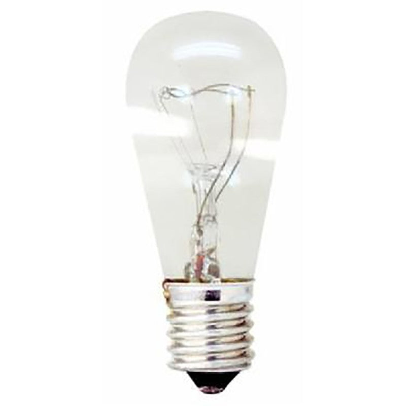 GE 15820 Indicator Bulb, 6 W, S6 Lamp, E12 Candelabra Lamp Base, 1500 hr Average Life