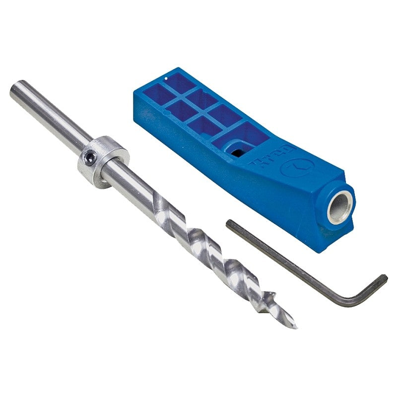 Kreg MKJKIT Pocket Hole Jig Kit, 1-Guide Hole, Nylon, For: 1/2 to 1-1/2 in Thick Materials