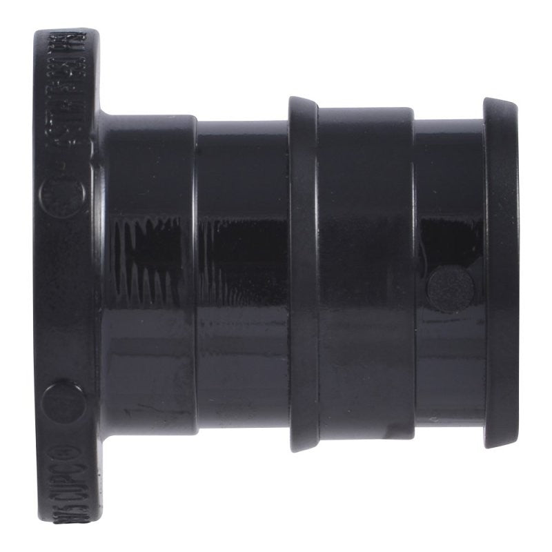SharkBite UA514A5 Expansion Plug, 1/2 in, Barb, Polysulfone, Black