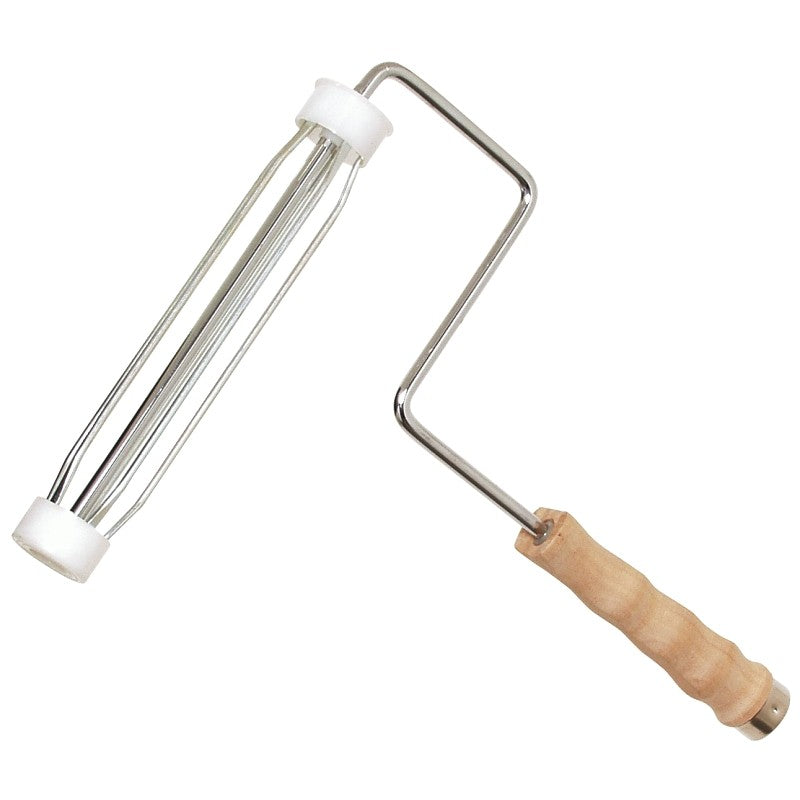 ProSource CFJ9851-13 Roller Frame, 9 in L Roller, Metal Wood Handle, Threaded Handle, Wood Handle