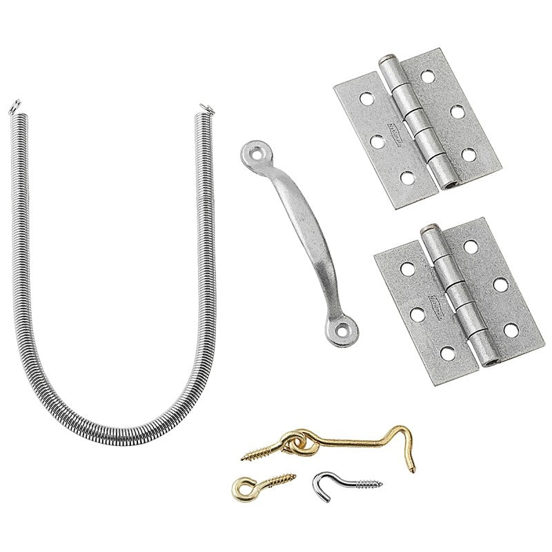 National Hardware V90 Series N107-490 Door Set, Galvanized Steel