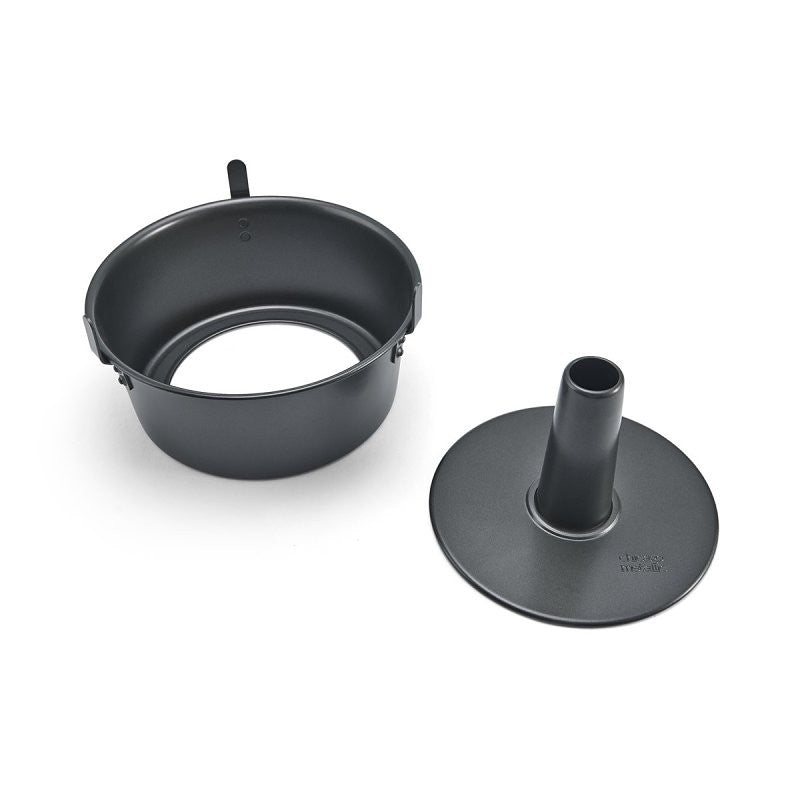 chicago metallic 16184 2-Piece Angel Food Cake Pan, Round, 9-1/2 in OAL, Aluminized Steel, Non-Stick: Yes