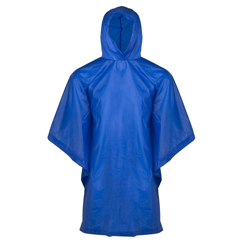 Diamondback PNC-01-L Poncho, One-Size, PVC, Blue, Hooded Collar
