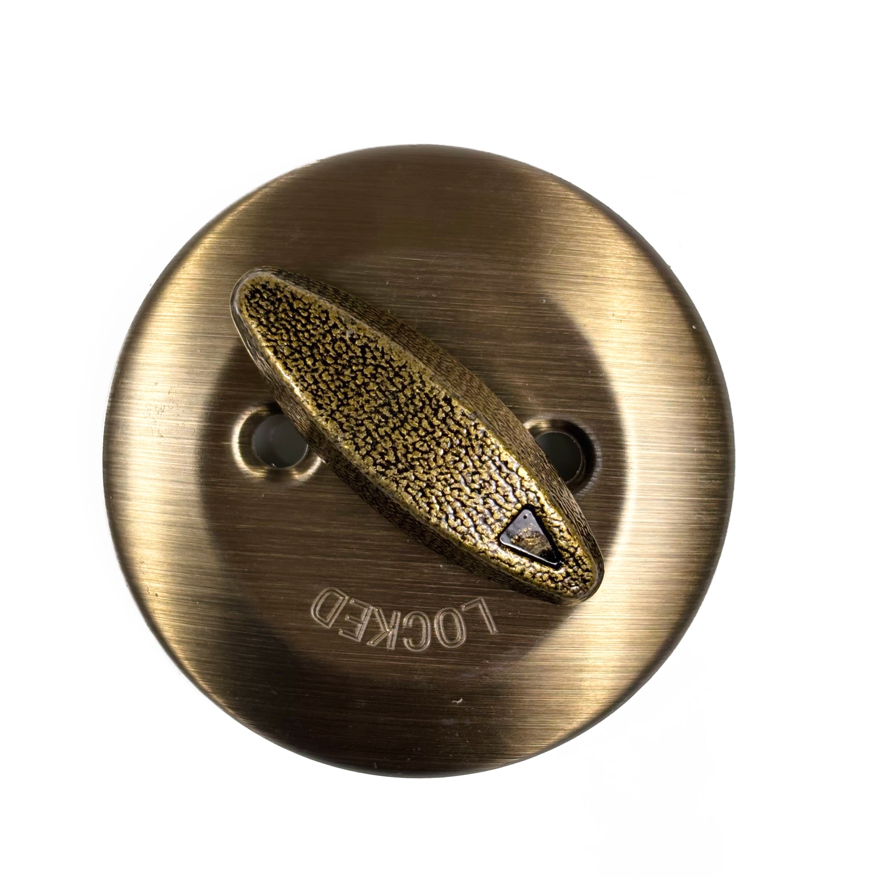 Single Cylinder Deadbolt Antique Brass