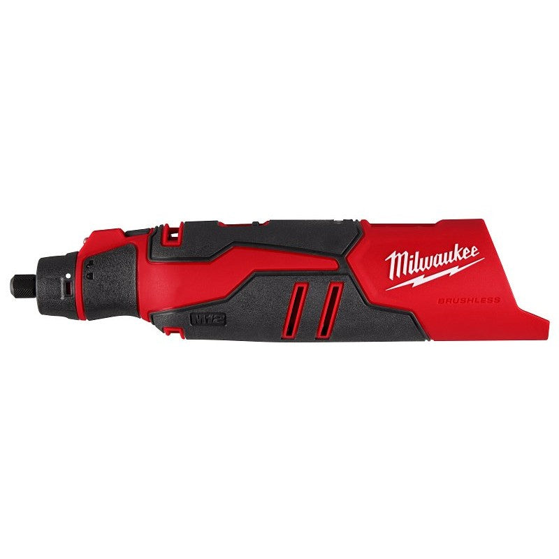 Milwaukee 2525-20 Rotary Tool, Tool Only, 12 V, 1/8 in Chuck, Keyed Chuck, 27,500 rpm Speed, 12 -Speed