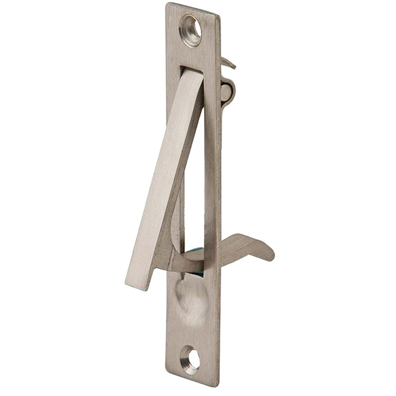 Schlage Ives Series 230B15 Sliding Door Edge Pull, 3/4 in W, 3-7/8 in H, Brass, Satin Nickel