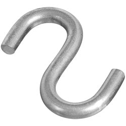 Heavy Duty Open S Hooks 1-1/2 Inch Stainless Steel 2 Pack (POS)