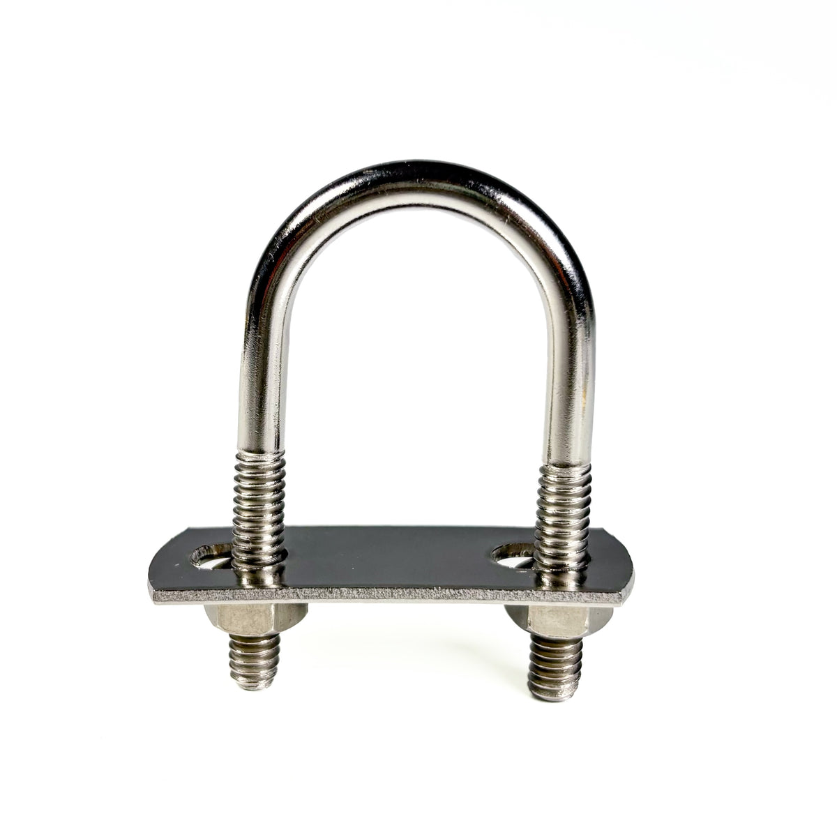 U-Bolt With Plate & Nuts 1/4 by 1-1/8 by 2-1/4 Inch Stainless Steel