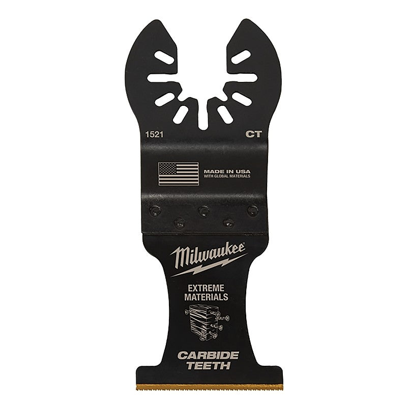 Milwaukee 49-25-1522 Blade, 1-3/8 in, 2 in D Cutting, Carbide/HCS/Titanium, 2/PK