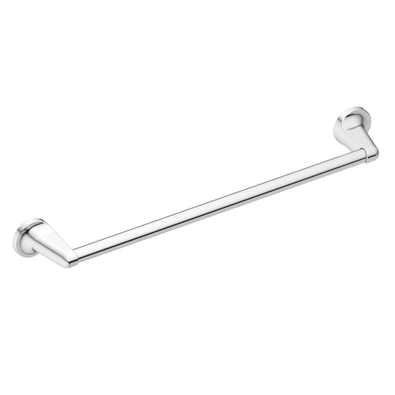 Moen 5818CH Towel Bar, 3-1/8 in Projection, 21 in OAL, 3.13 in OAW, 18 in L Rod, Zinc, Chrome