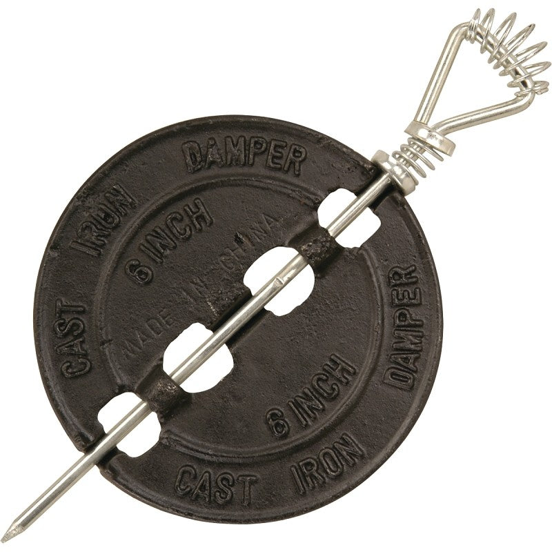 Imperial BM0052-A Series Damper, 7 in Dia Dimensions, Cast Iron