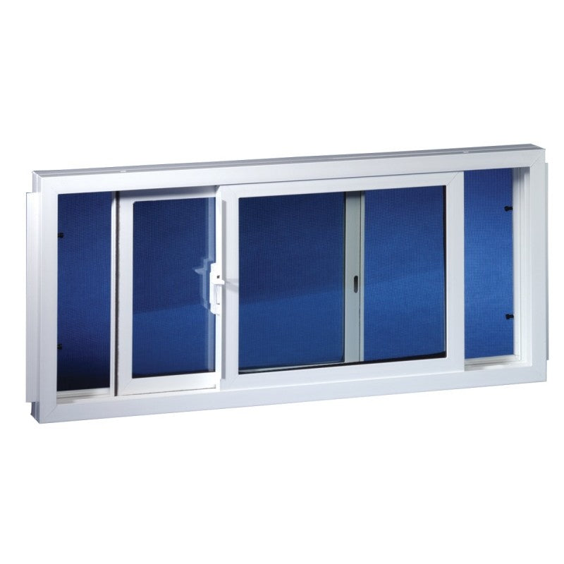 Duo-Corp 3220SLID Basement Window, Glass Glass/Screen, Vinyl Frame