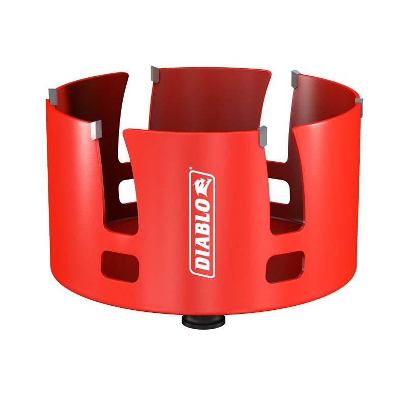 Diablo Demo Demon DHS4625CTR Hole Saw, 4-5/8 in Dia, 2-3/8 in D Cutting, 1-5/8 in Arbor, Carbide Cutting Edge