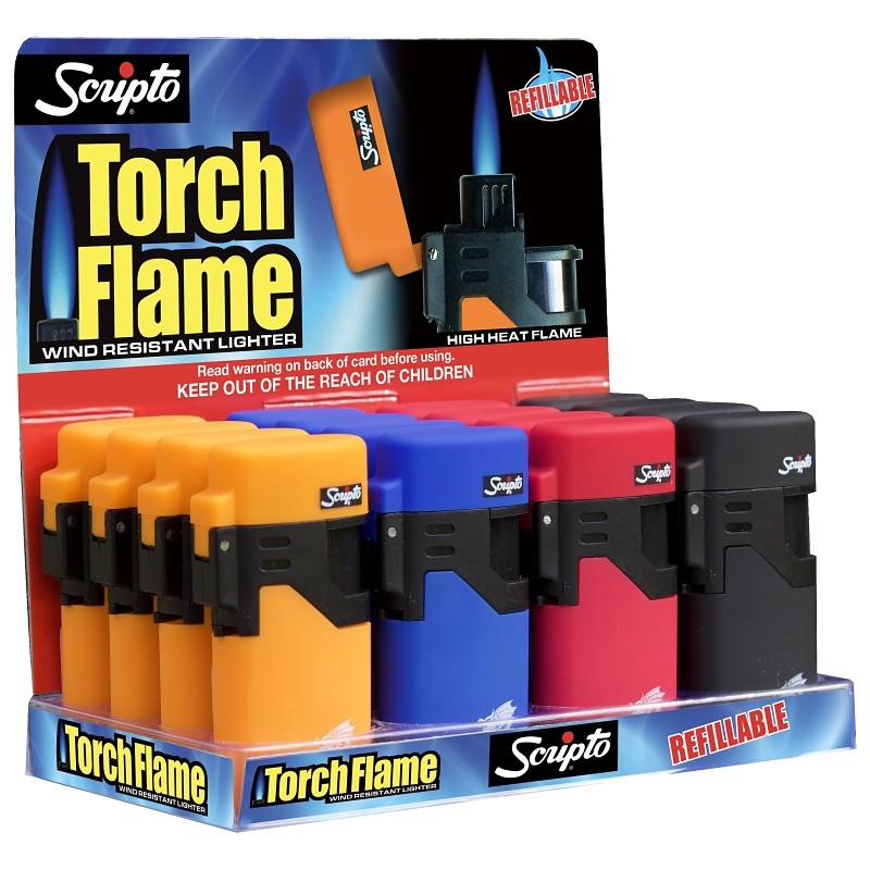 Scripto LDP3KJ-16/64 Pocket Lighter, Refillable: Yes (Pack of 16)
