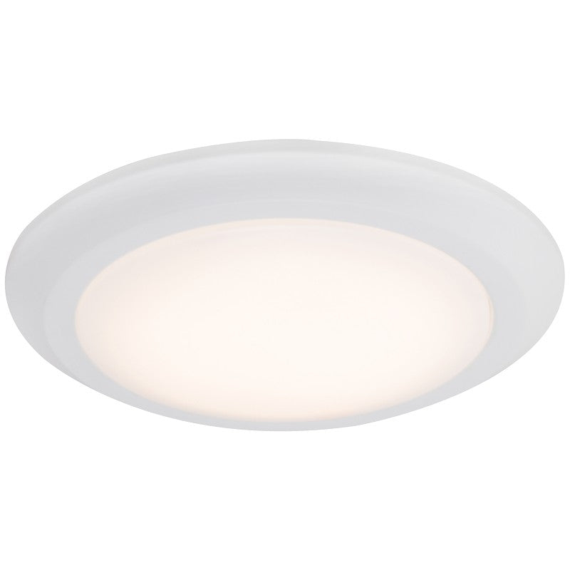 Boston Harbor CL006AC1215-16 Flush Mount Ceiling Fixture, 120 V, 17 W, 1-Lamp, LED Lamp, 1200 Lumens, White Fixture