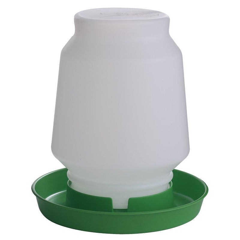 Little Giant 7506LIMEGREEN Poultry Fount, 1 gal Capacity, Plastic, Lime Green, Screw-On Mounting