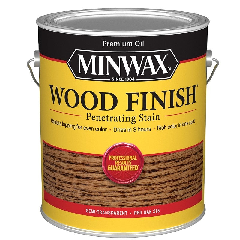 Minwax Wood Finish 710830000 Wood Stain, Red Oak, Liquid, 1 gal, Can (Pack of 2)