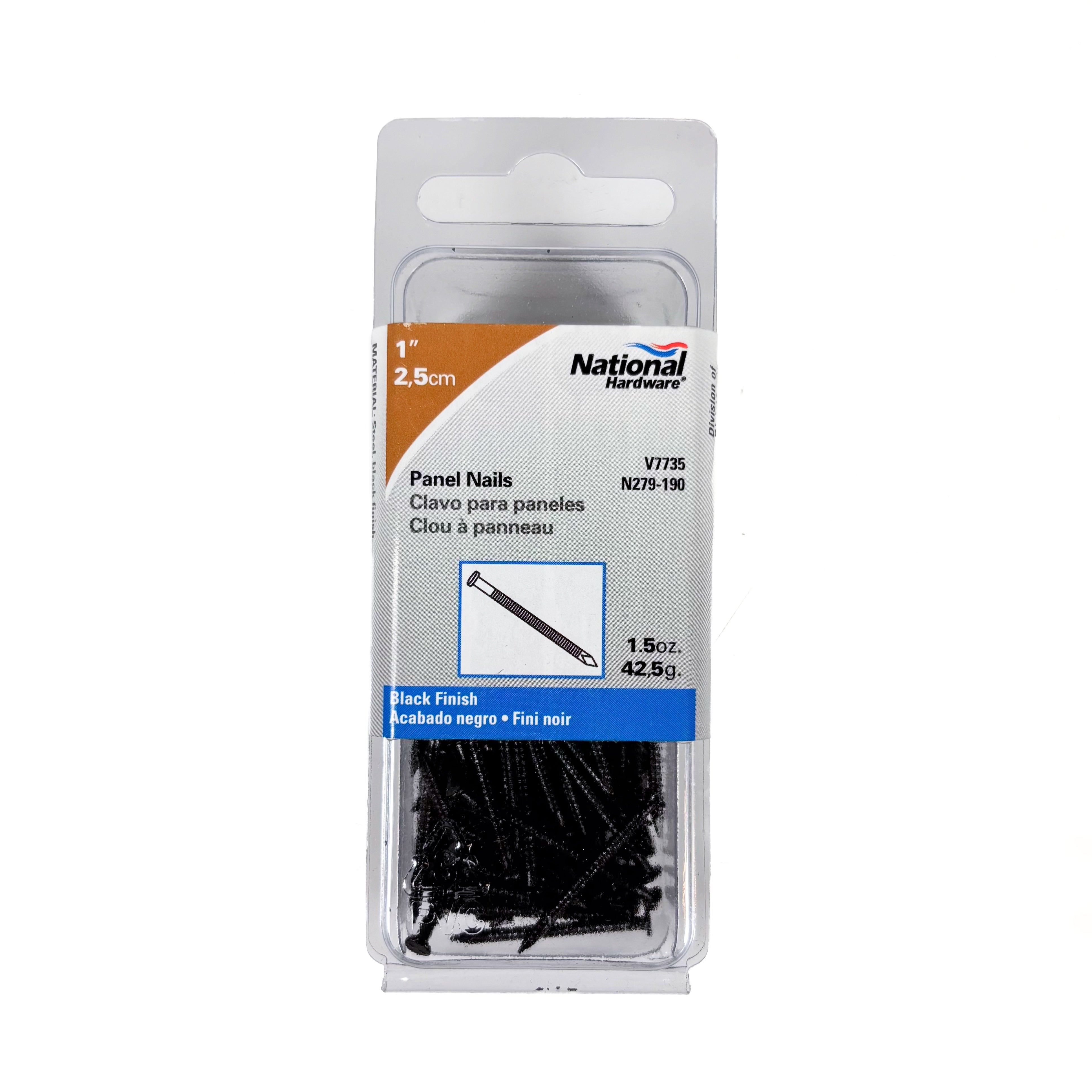 Panel Nails 1 Inch Black 1-1/2 Ounce Approximately 99 (POS)