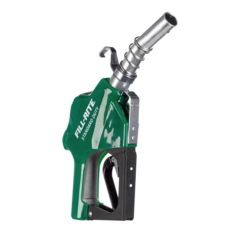 Fill-Rite SD SDN100GAN Automatic Diesel Spout Nozzle, 1 in, NPT, 25 gpm, Cast Aluminum, Green