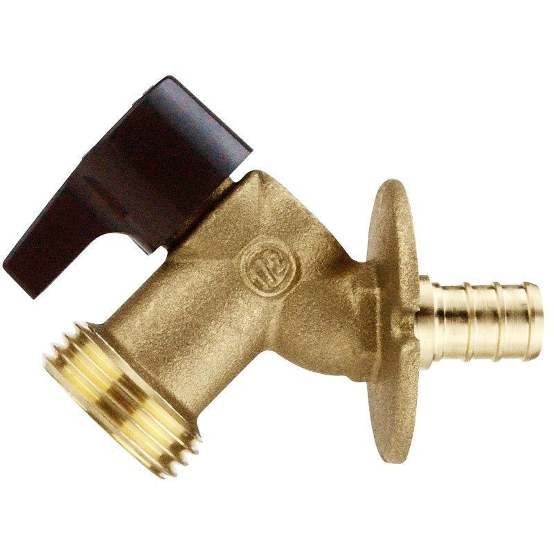 Apollo Valves APXSCV1234 Sillcock, 1/2 x 3/4 in Connection, Barb x MGHT, 200 psi Pressure, Quarter-Turn Actuator