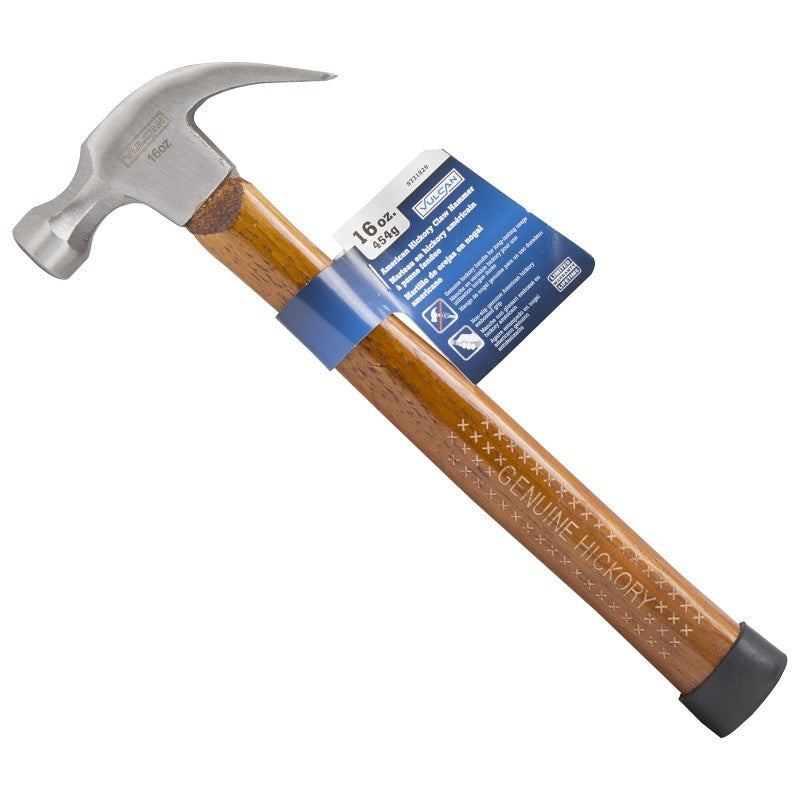 Vulcan JL20136 Hammer, 16 oz Head, Curved Claw Head, CS Head, 13-1/8 in OAL