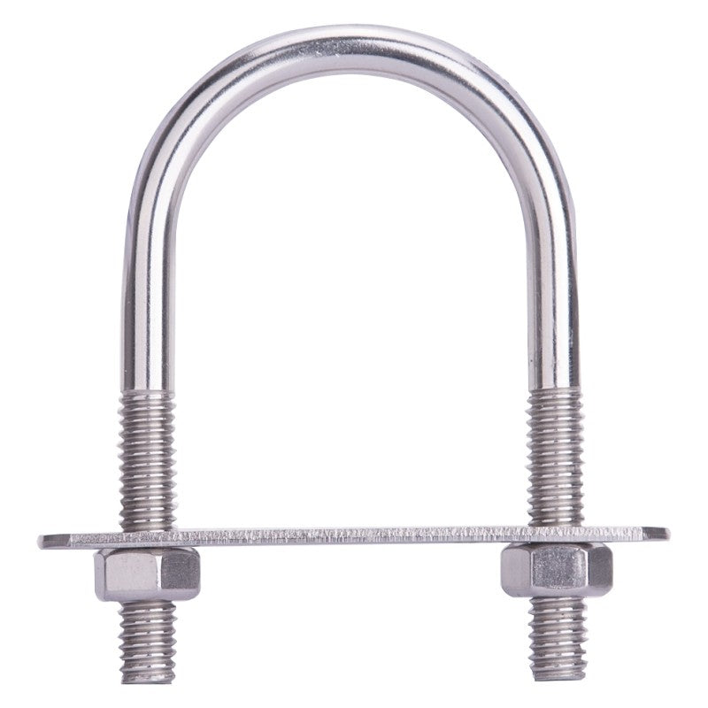 ProSource LR360 U-Bolt, 5/16 in Thread, 1-1/2 in L Thread, Stainless Steel, Stainless Steel (Pack of 10)