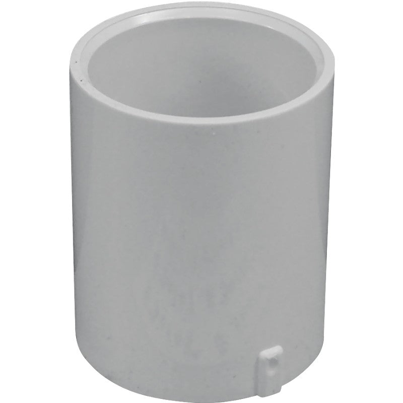 IPEX 435452 Pipe Coupling, 1-1/2 in, Socket, PVC, White, SCH 40 Schedule, 330 psi Pressure