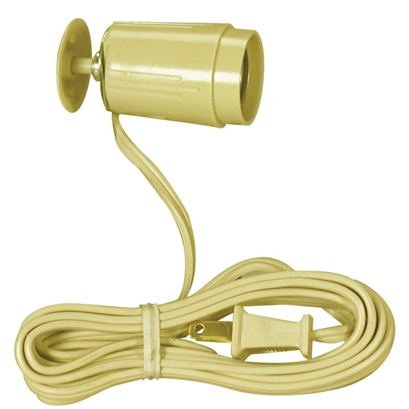 Eaton Wiring Devices C386 Automatic Closet Light, 120 V, 100 W, White Fixture