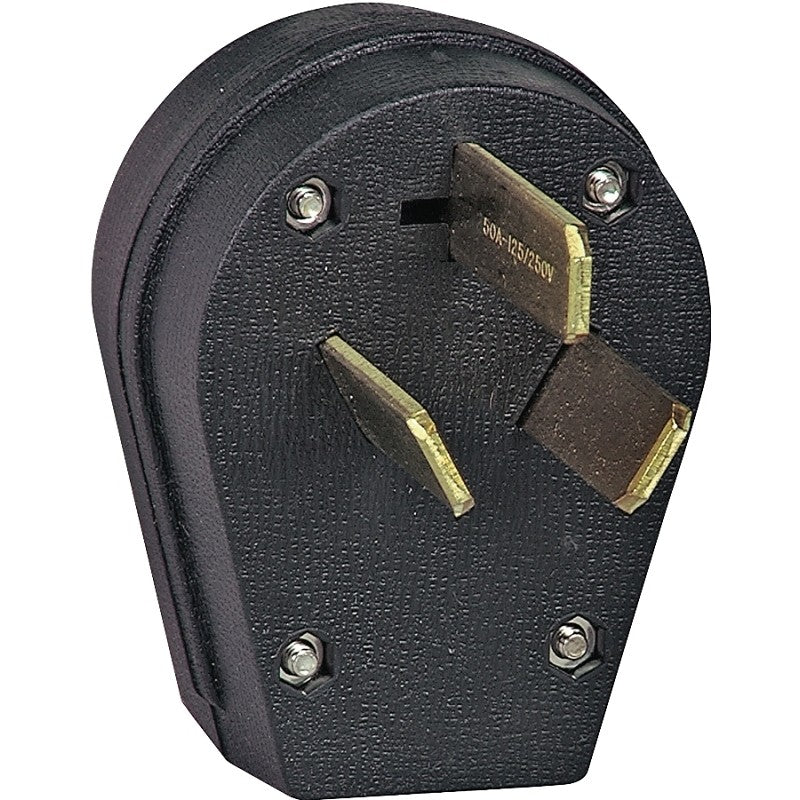 Eaton Wiring Devices S80-SP Electrical Plug, 3 -Pole, 30/50 A, 125/250 V, Black
