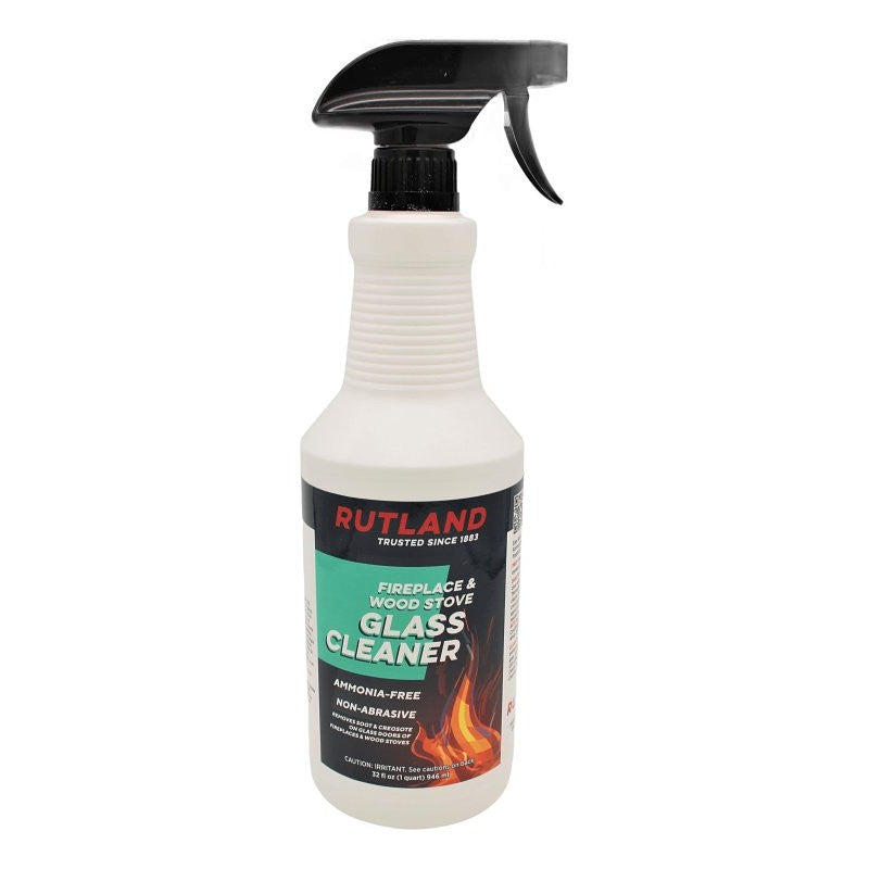 Rutland 82 Glass Cleaner, 32 fl-oz, Bottle, Liquid, Mild, Clear (Pack of 6)