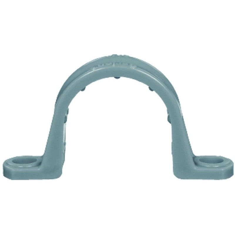Carlon E977EC-CTN Conduit Clamp, 3/4 in, 2-13/32 in L, PVC, Gray, 20/PK