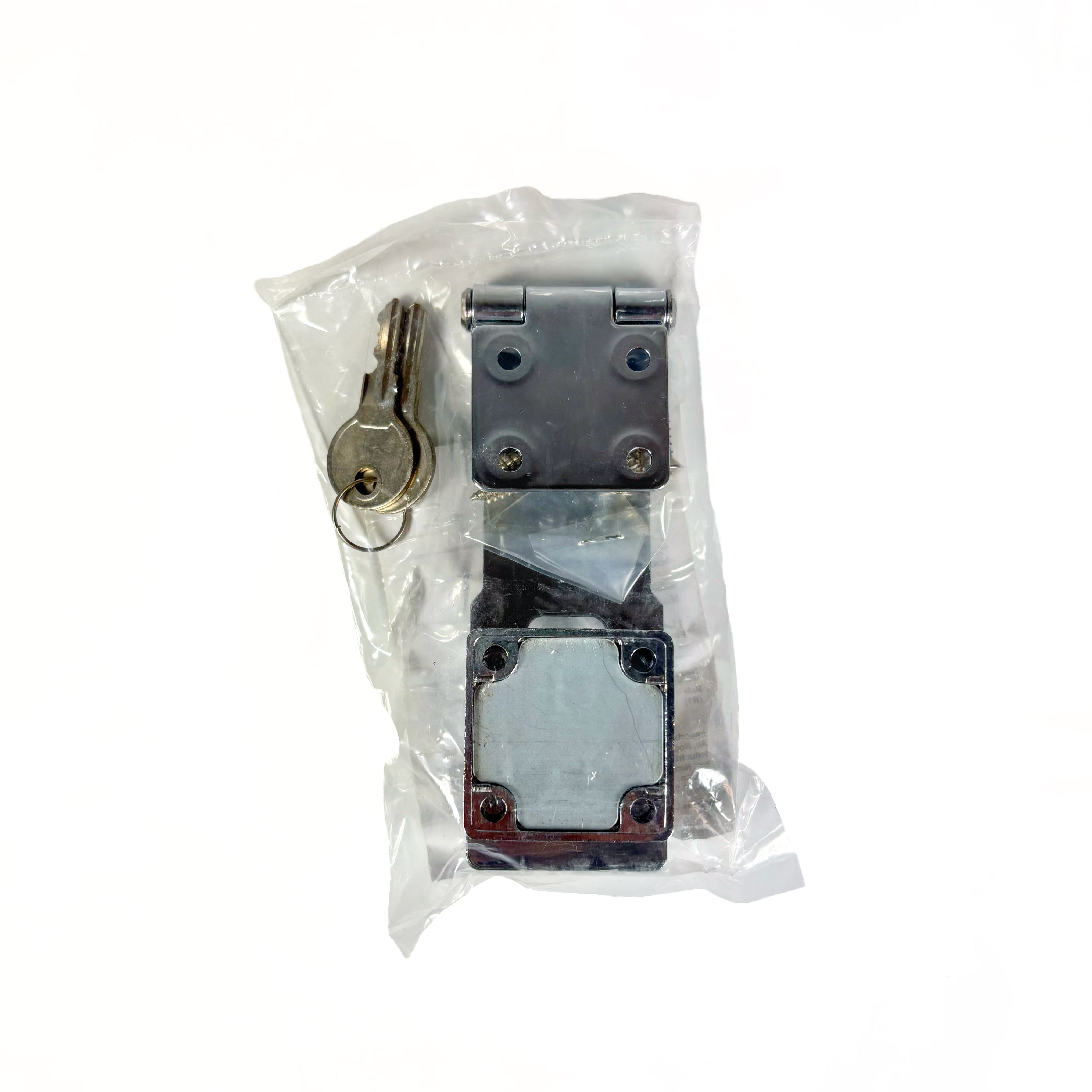 Keyed Hasp Lock 4-1/2 Inch Chrome Plated