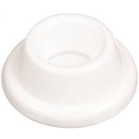 Concave Wall Door Stops 1-7/8 Inch White 2 Pack