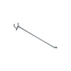 Single Heavy Duty Pegboard Hook 10 Inch Zinc Plated Steel Bulk