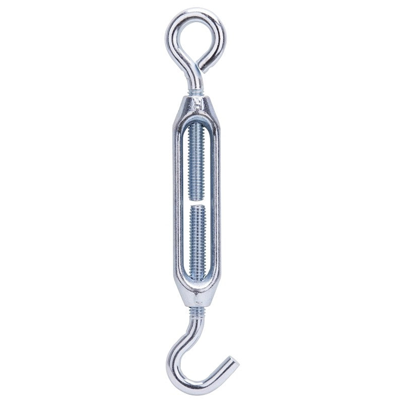 ProSource LR338 Turnbuckle, 3/8 in Thread, Hook, Eye, 11 in L Take-Up, Aluminum (Pack of 10)