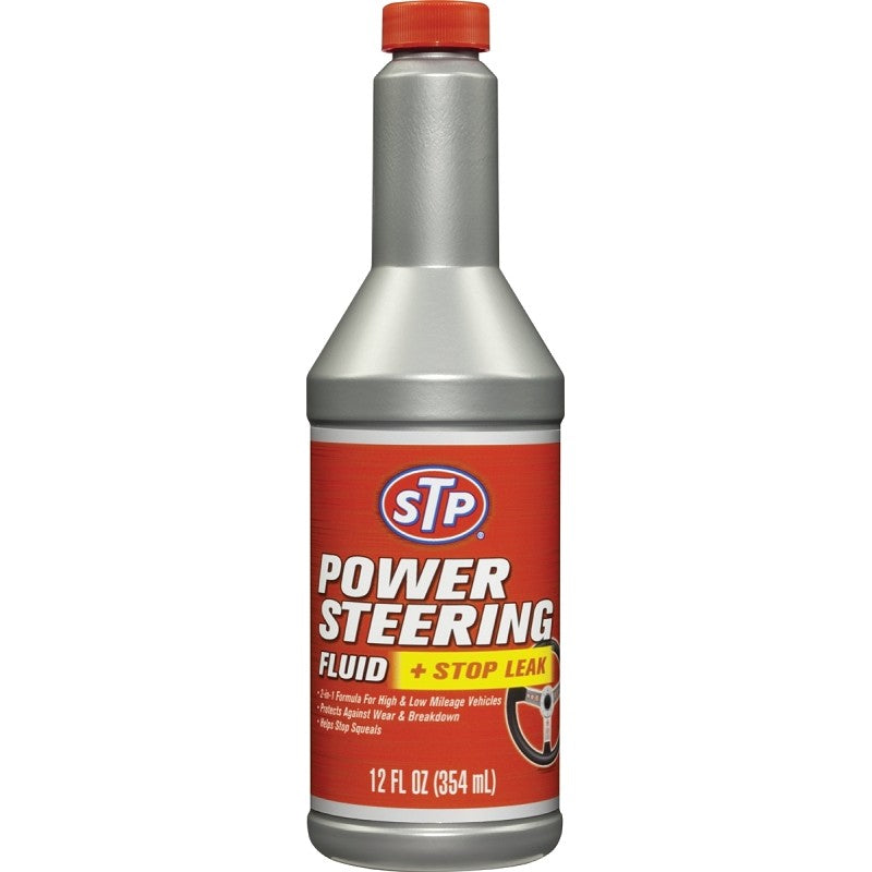 Armor All 66046 Power Steering Fluid Light Red, 12 oz, Bottle