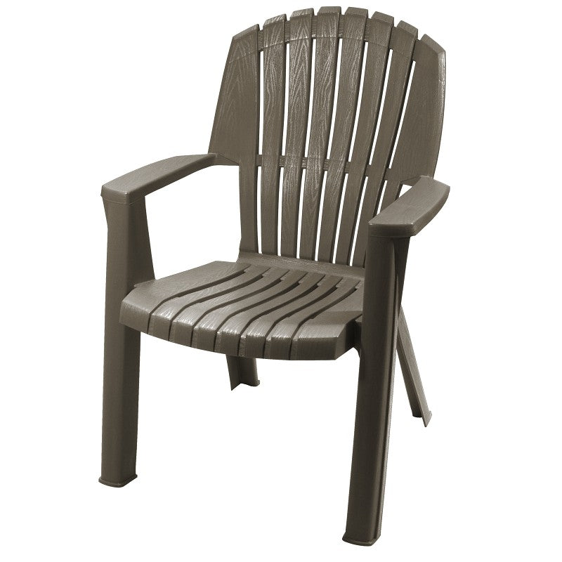 Gracious Living 11075-16 High-Back Chair, Woodland Brown