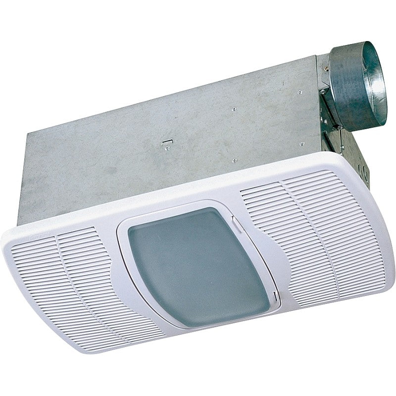 Air King AK55L Exhaust Fan, 0.3 A, 120 V, 70 cfm Air, 5 Sone sones, 4 in Duct, White