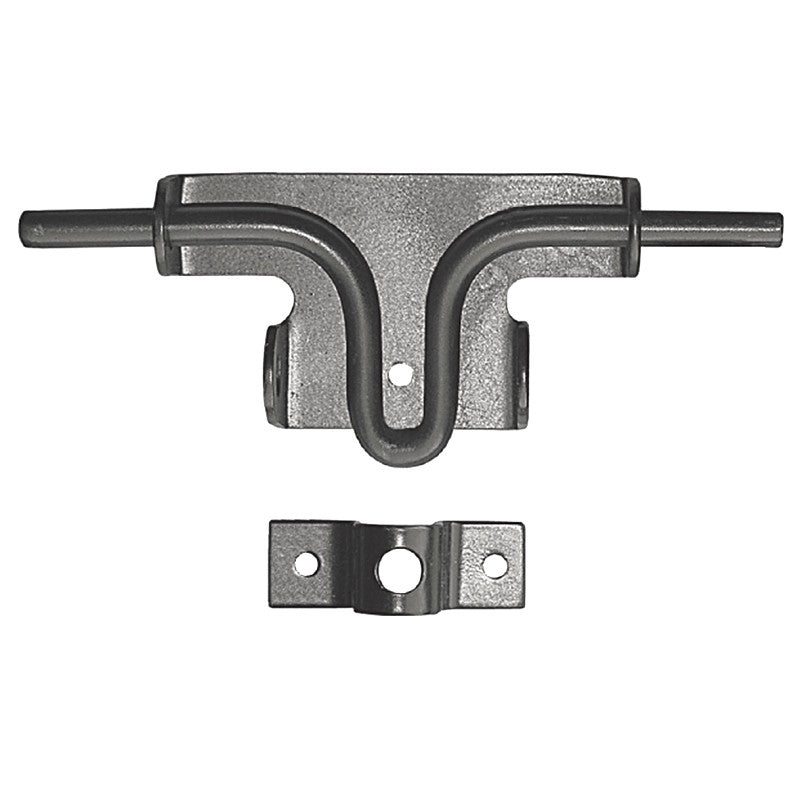 LATCH BOLT SLIDE BLACK 8IN