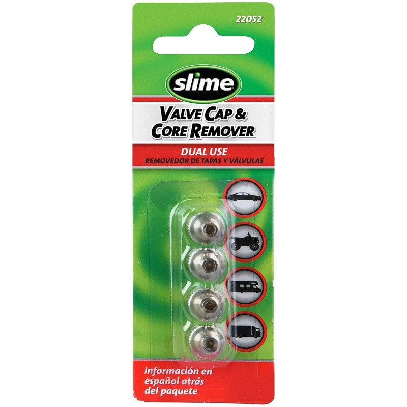 Slime 22052 Tire Valve Cap, Brass (Pack of 10)