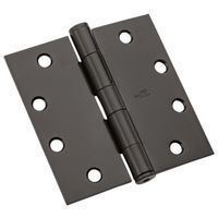 Commercial Door Hinge 4-1/2 Inch Square Corner Oil Rubbed Bronze
