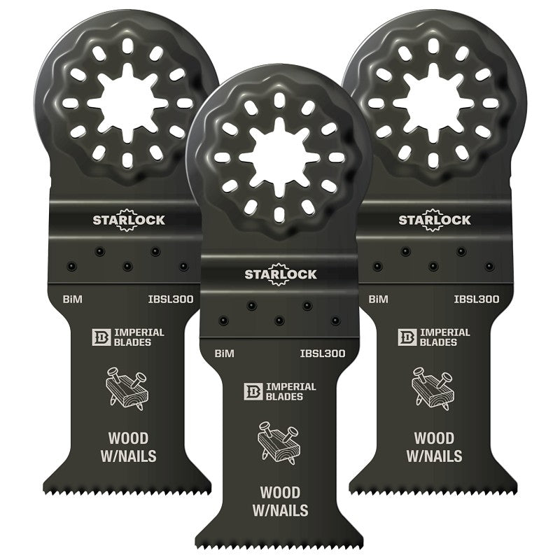 Imperial Blades Starlock IBSL300-3 Standard Blade, 18 TPI, 3/PK