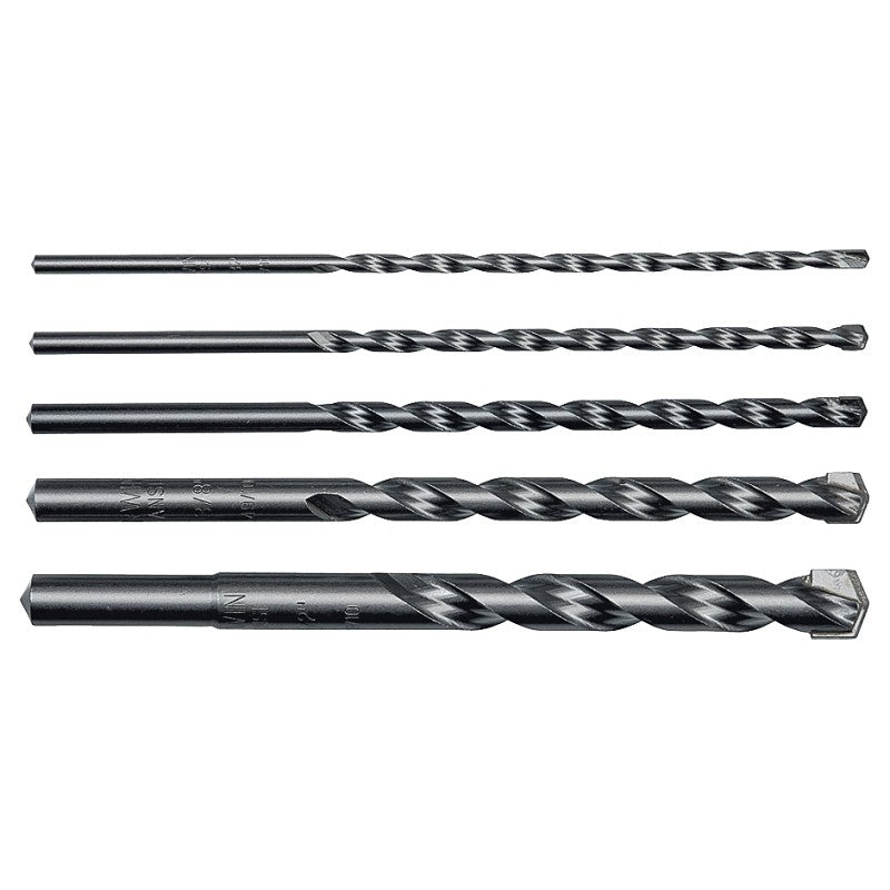 Irwin 4935076 Hammer Drill Bit Set, 5-Piece, Carbide