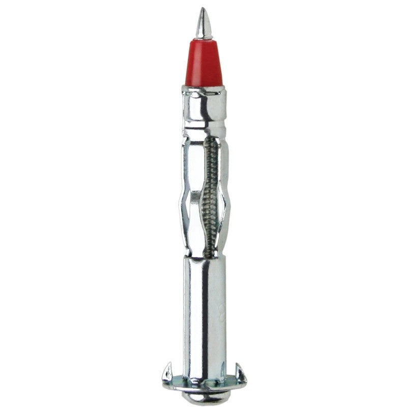 Cobra Anchors 161Y Hollow Wall Anchor, #6-32 Thread, Steel, Plated, 4/PK