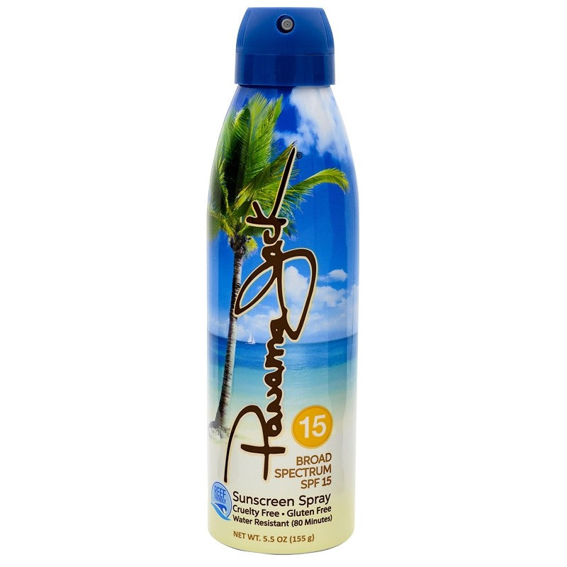 Panama Jack 4115 Series Continuous Spray Sunscreen, 5.5 oz Bottle, 15 SPF (Pack of 12)
