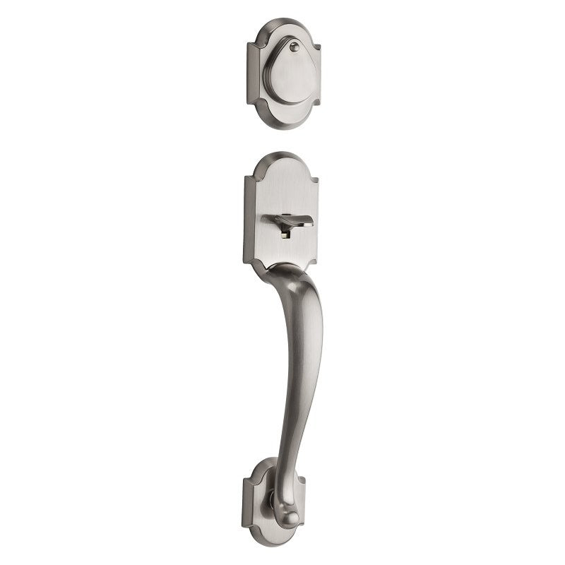 Kwikset 800AUH LIP 15 SMT 6AL Exterior Handleset, Austin Design, Satin Nickel, 3 Grade, Re-Key Technology: SmartKey