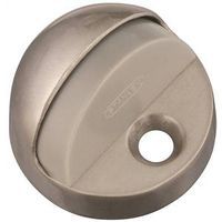 High Rise Dome Floor Mount Door Stop Satin Nickel